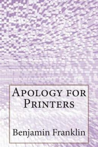 Cover of Apology for Printers