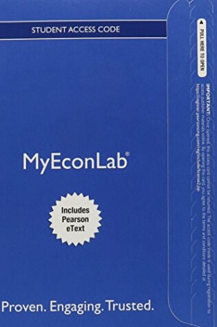 Cover of NEW MyEconLab with Pearson eText -- Access Card -- for Macroeconomics