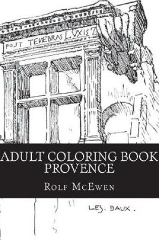 Cover of Adult Coloring Book - Provence