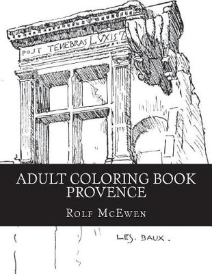 Book cover for Adult Coloring Book - Provence