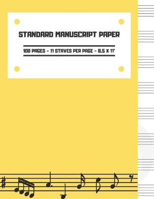 Book cover for Standard Manuscript Paper