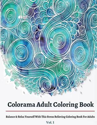 Book cover for Colorama Adult Coloring Books