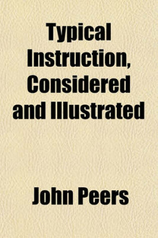 Cover of Typical Instruction, Considered and