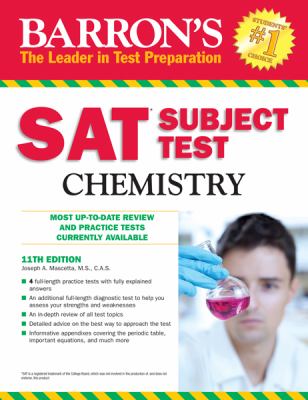 Book cover for SAT Subject Test Chemistry