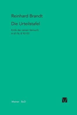 Book cover for Die Urteilstafel