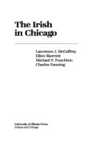 Cover of Irish in Chicago CB
