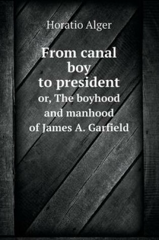 Cover of From canal boy to president or, The boyhood and manhood of James A. Garfield