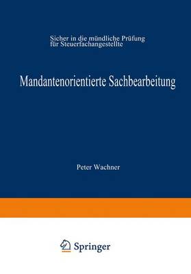 Book cover for Mandantenorientierte Sachbearbeitung