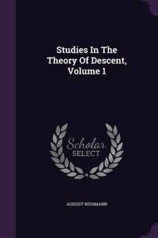 Cover of Studies in the Theory of Descent, Volume 1