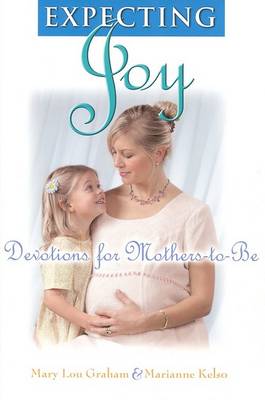 Book cover for Expecting Joy Devotions for Mothers to be.