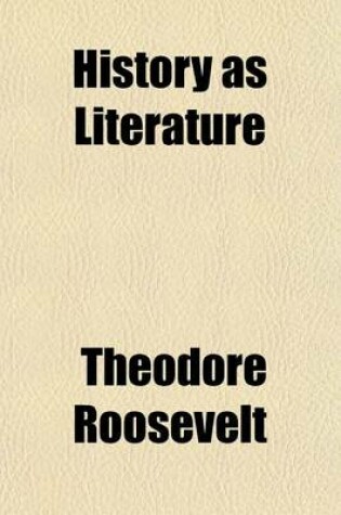 Cover of History as Literature