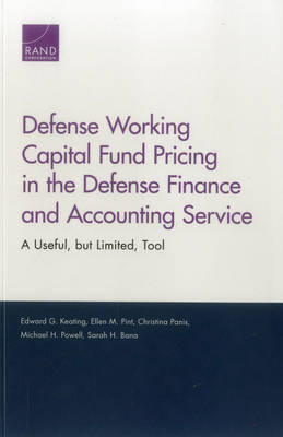 Book cover for Defense Working Capital Fund Pricing in the Defense Finance and Accounting Service