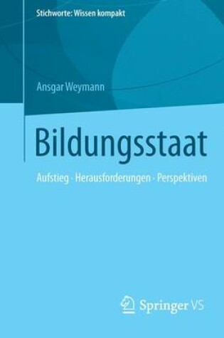 Cover of Bildungsstaat