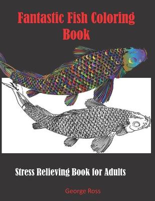 Book cover for Fantastic Fish Coloring Book