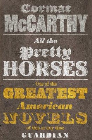 Cover of All the Pretty Horses