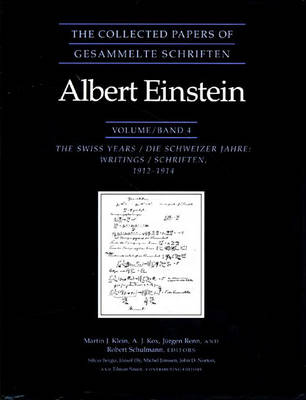 Book cover for The Collected Papers of Albert Einstein, Volume 4