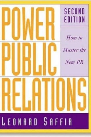 Cover of Power Public Relations 2e Hard