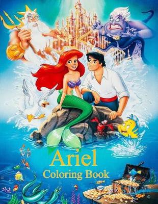 Book cover for Ariel Coloring Book