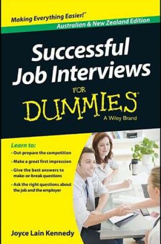 Cover of Successful Job Interviews for Dummies