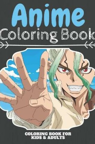 Cover of Anime Coloring Book