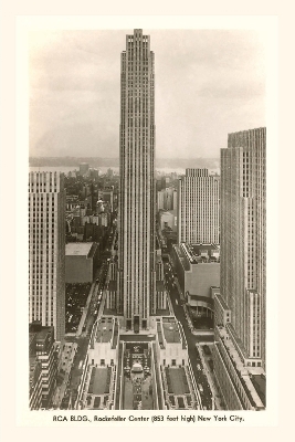 Cover of Vintage Journal RCA Building, Rockefeller Center, New York City