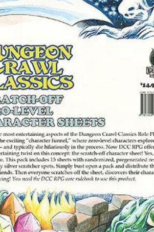 Cover of DCC RPG 0-Level Scratch Off Character Sheets