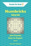 Book cover for Puzzles for Brain Numbricks - 400 Easy to Expert 10x10 vol. 11