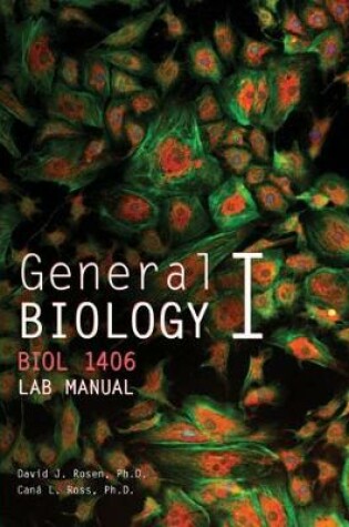 Cover of General Biology 1: BIOL 1406 Lab Manual