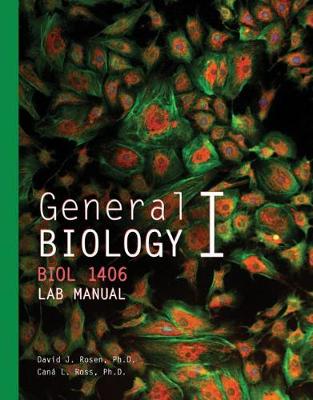 Book cover for General Biology 1: BIOL 1406 Lab Manual