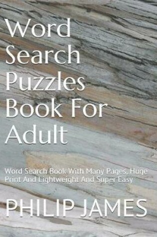 Cover of Word Search Puzzles Book For Adult