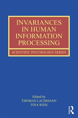 Cover of Invariances in Human Information Processing