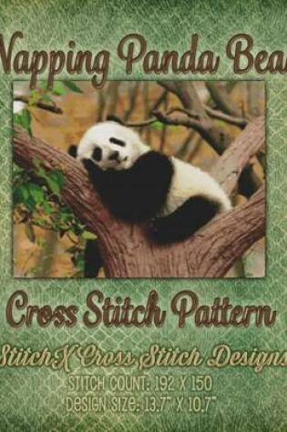 Cover of Napping Panda Bear Cross Stitch Pattern