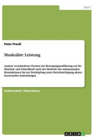 Cover of Muskulare Leistung