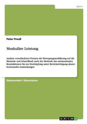 Book cover for Muskulare Leistung