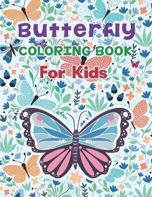 Book cover for Butterfly Coloring Books for Kids