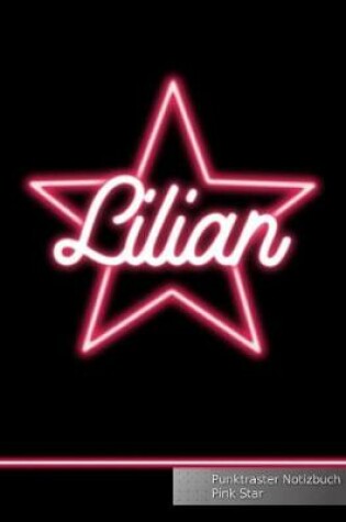 Cover of Lilian Punktraster Notizbuch Pink Star