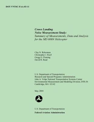 Book cover for Crows Landing Noise Measurement Study