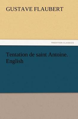 Book cover for Tentation de saint Antoine. English