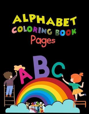 Book cover for Alphabet Coloring Book Pages