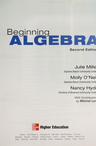Cover of Beginning Algebra
