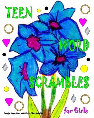 Book cover for Teen Word Scrambles for Girls