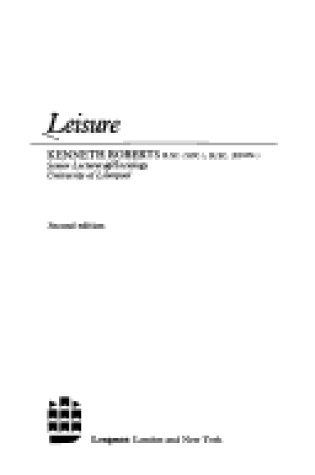 Cover of Leisure