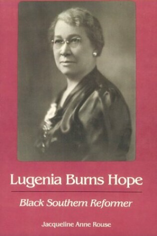 Cover of Lugenia Burns Hope, Black Southern Reformer