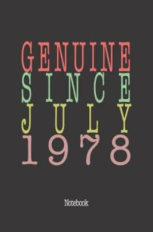 Cover of Genuine Since July 1978