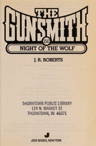 Cover of The Gunsmith 150: Night of the Wolf