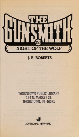 Cover of The Gunsmith 150: Night of the Wolf