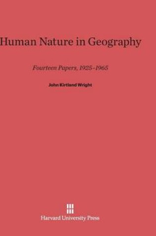 Cover of Human Nature in Geography