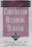 Cover of 2000 Construction Accounting Deskbook