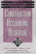 Book cover for 2000 Construction Accounting Deskbook