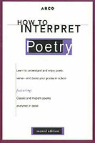 Cover of How to Interpret Poetry